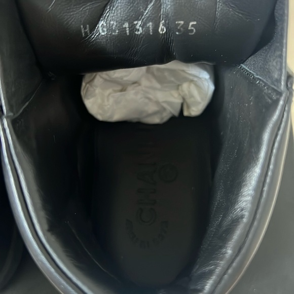 Chanel lambskin zipped chain sneakers! - Picture 11 of 11